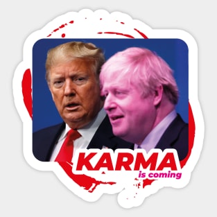 Karma Trump Jhonson Sticker